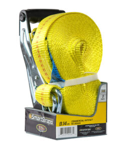 Ratchet Tie Down Includes Hook Keeper 9M Yel