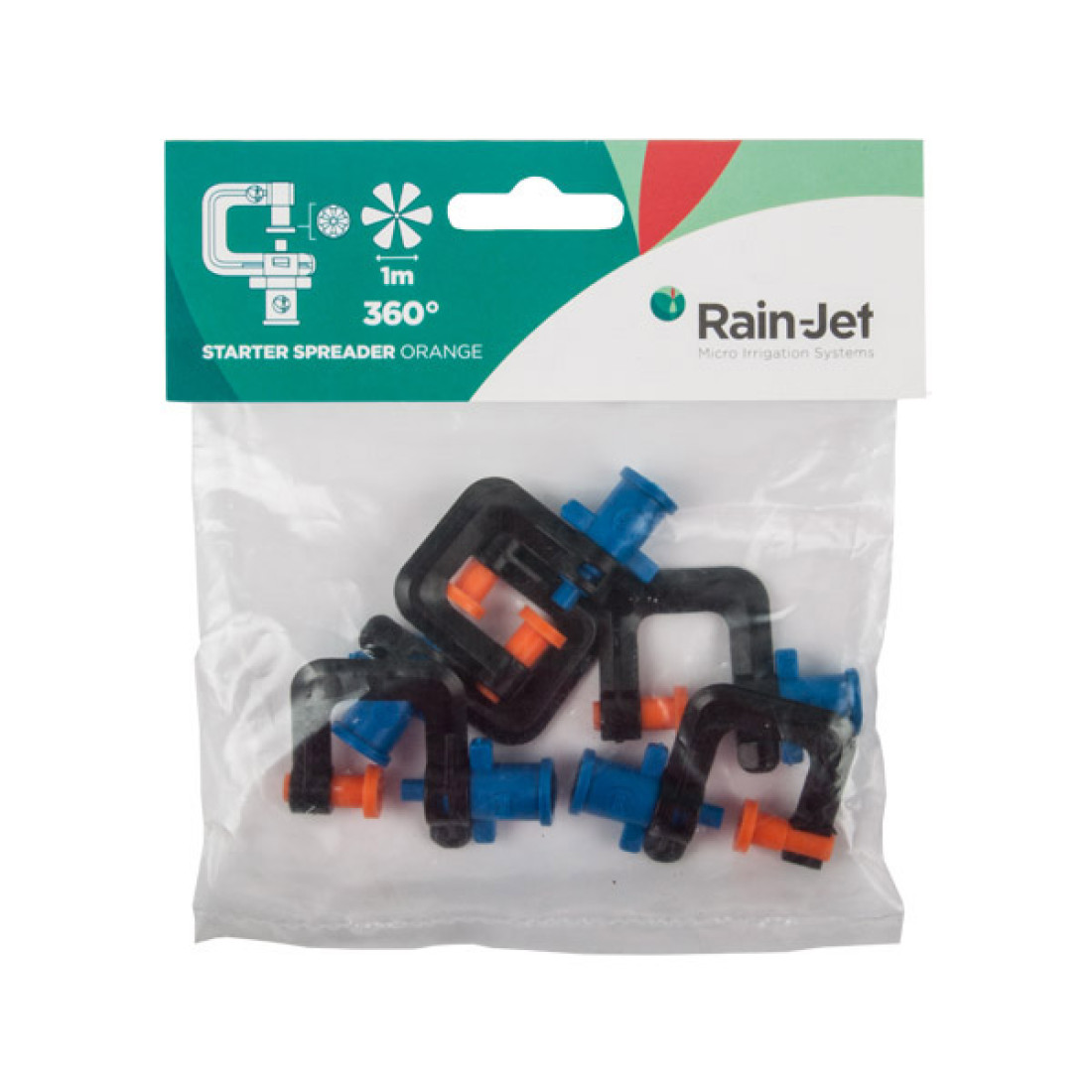 Micro Rainjet 5Xhead 8 Stream Grn