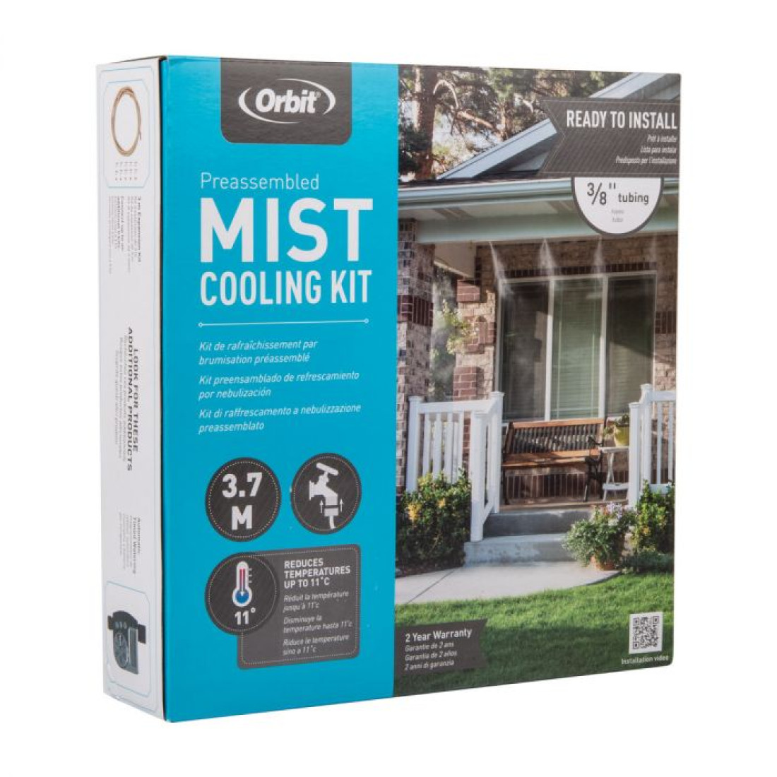 Orbit Mist Cooling Kit Outdoor 3/8Inch 3.7M