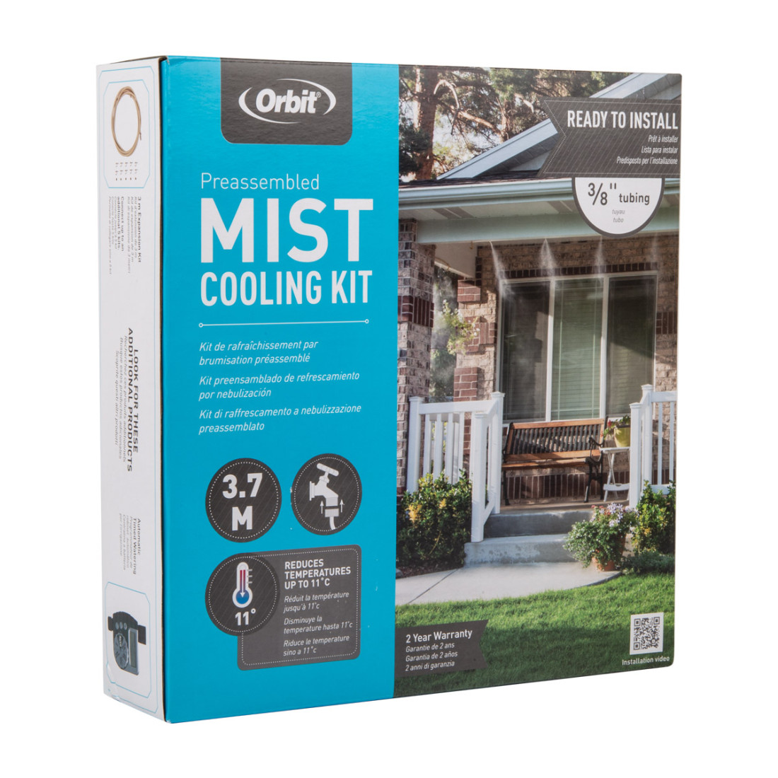 Orbit Mist Cooling Kit Outdoor 3/8Inch 3.7M - Image 2