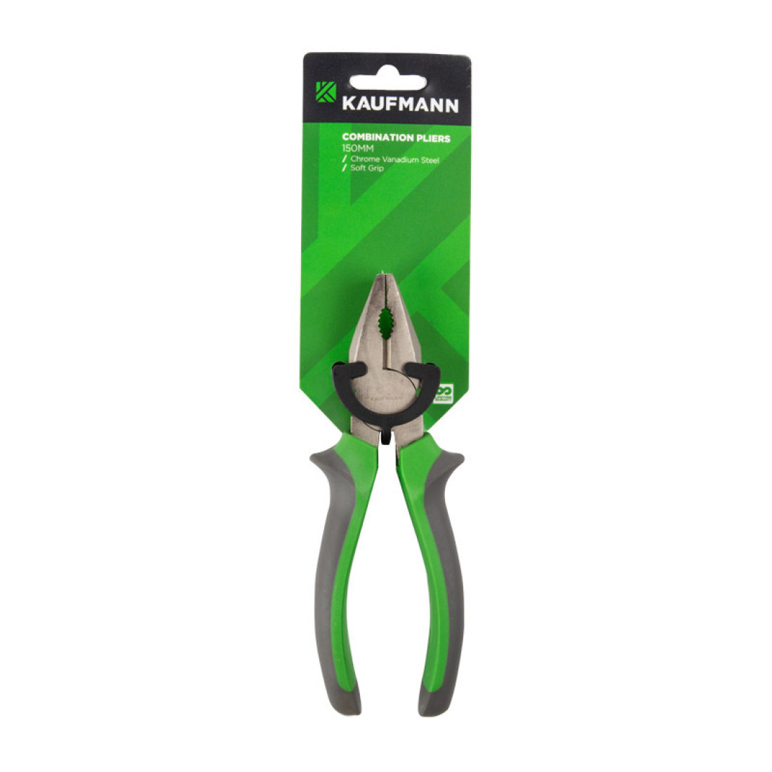 Kaufmann Pliers Combination Soft Handle 150Mm