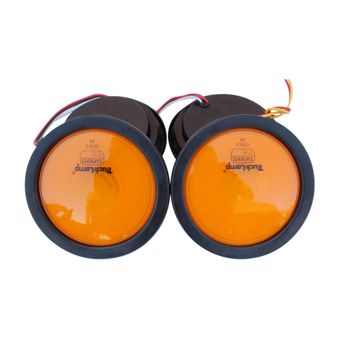 Amber - Round Truck Lights - Semi Sealed