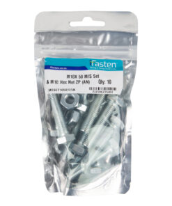 Ifasten Set Screw Ms And Nut Zp M10X50Mm 10 Pp