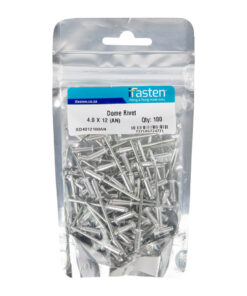 Ifasten Rivet Dome 4.0Mmx12Mm 100 Pp