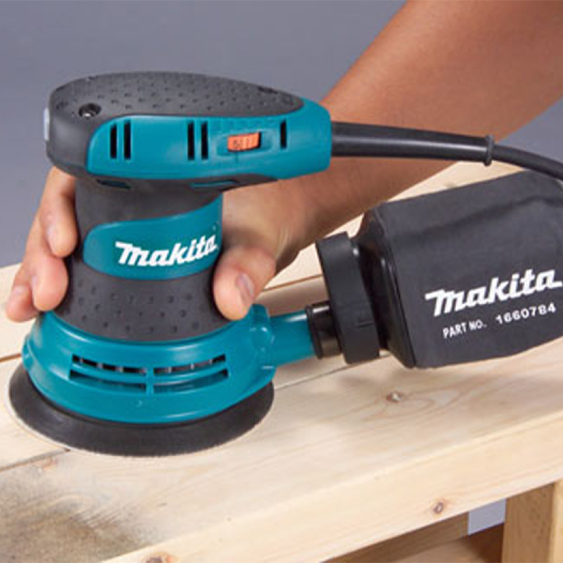 Makita Orbital Sander Corded 125 Mm Pad Variable Speed 300 W - Image 2
