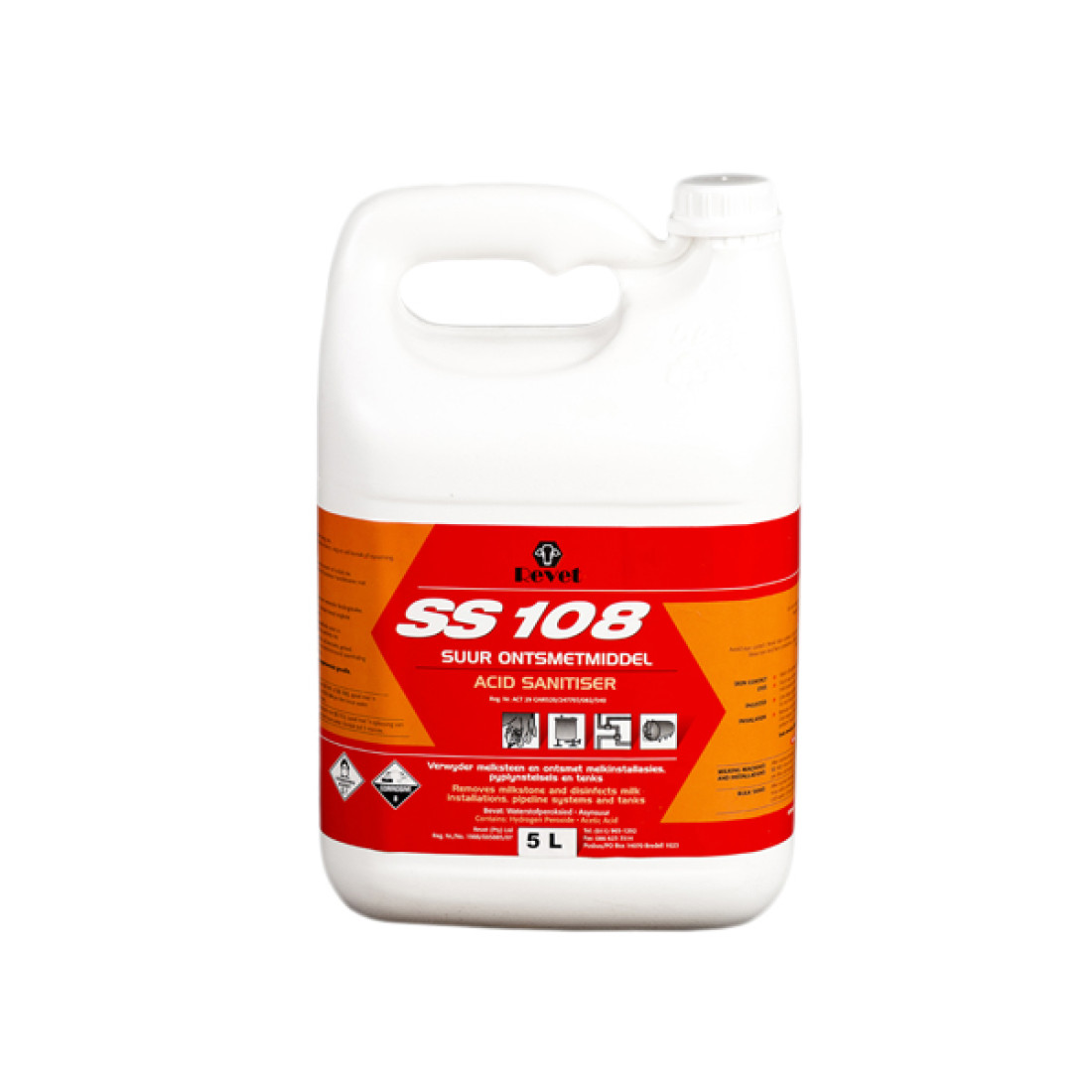Revet Acid Sanitiser Ss108 5L - Image 2