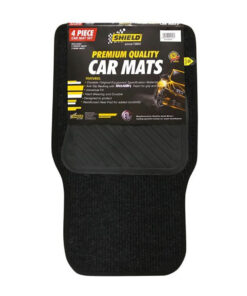 Shield Universal Black Velour 4 Piece Carpets Std