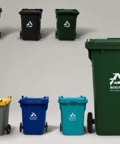 Heavy Duty Wheelie Bin - 120L