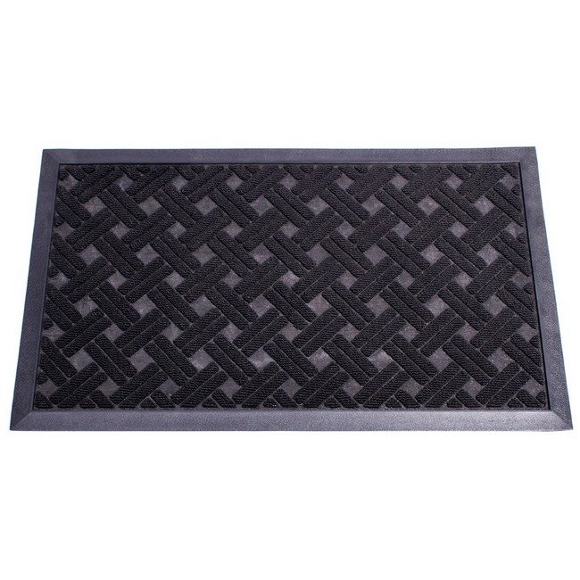 Doormat - Poly Mat - Black - 75 x 45 x 0.3 cm - POL00003-1