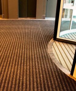 Entrance Mat - Trio Brush Carpet - 200 x 1 cm - per Linear Metre - Brown - PMTB050001C