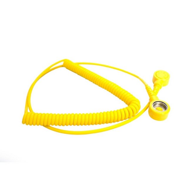 Coil Cord - For use with an ESD Wristband - ESD Accessories - 1.8m - HR000006