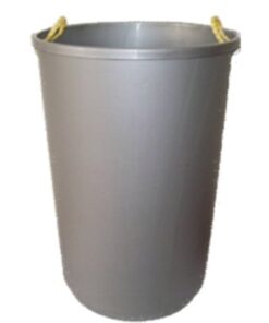 Bin Plastic Liner - Handles - For Wide Litter Bin - 400 x 580 (H) mm - Granite - 027SD