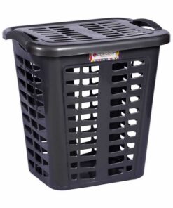 Mega Plastic Laundry Basket - Linen - Colour Options - Pack of 5