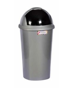 Contour 50L Plastic Dust Bin - Round Swing Lid - Colour Options - Pack of 5