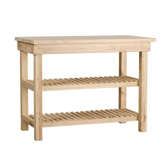 Workbench - Pine - Flat Packed - 90 x 60 x 90cm
