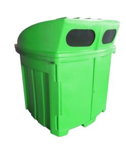 Recycle Bin - Plastic - 1000L - 126 x 103 x 153 cm