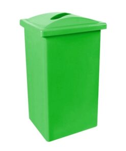 Recycle Bin with Lid - Plastic - 90L - 38 x 34 x 77 cm