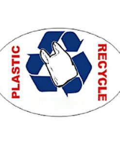 Sticker for Recycle Bin - 26 x 16 cm