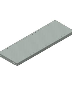 Bolted Shelving Steel Shelf - Uni-Angle - Galvanised - 91.4 x 30.5 cm