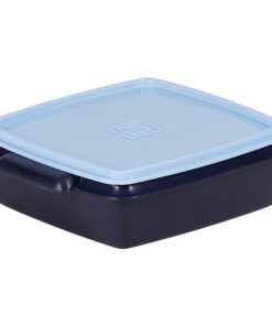 1 Litre Square Lunch Box Assorted Colours