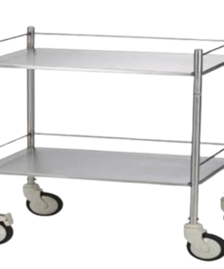Dressing Trolley MEDIUM (2 stainless steel shelves) SC-C14