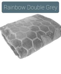 Mink Blanket Double Grey