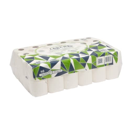 2Ply Virgin Toilet Paper – 48 rolls (350 Sheets)