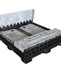 Collapsible Bin 34��� Solid Side Walls 1140 X 1220 X 865H