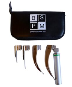 4 Blade Laryngoscope Set Fibre Optic