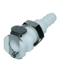 Colder 5/32" PTF Valved In-Line Acetal Coupling Body