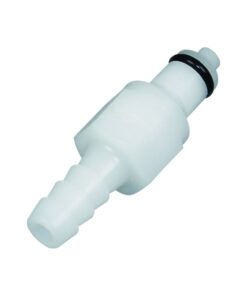 Colder 1/4" BSPT Valved Acetal Coupling Insert, Length 36.1 mm