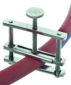 BOCHEM Screw Cock Type Hoffmann B=40mm, Nickel-Plated Brass, with Flap