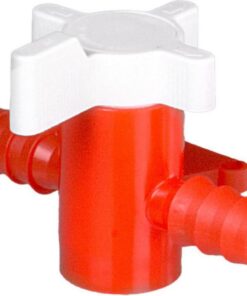 B��rkle 2-Way Stopcock, PE/PP, Bore 8 mm for Tubing Bore 11���13 mm