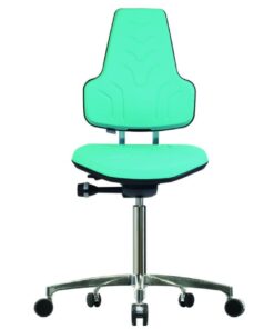 Werksitz Working Chair WS 8320 KL Werkstar Turquoise, Height Adjustable (495���640 mm), Imitation Leather Seat and Backrest
