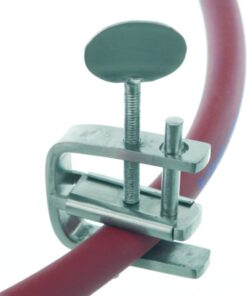 BOCHEM Screw-Cock 40 mm One Side Open, 18/10 Stainless Steel