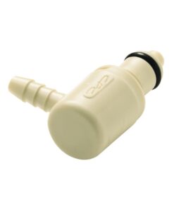 Colder 1/16" Hose Barb Valved In-Line Polypropylene Coupling Insert