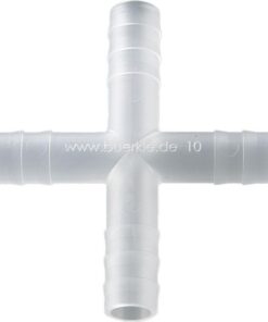 B��rkle Cross Connector PVDF, for� 9-11 mm Cylindrical, Pack of 10