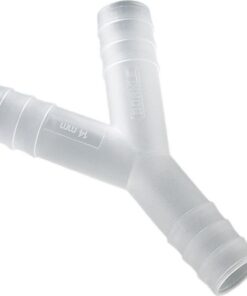 B��rkle Y-Connector 14 mm, PVDF Cylindr. Beaks, Pack of 10