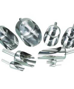B��rkle Scoop 1.10 ltr., 235 mm Type PharmaScoop, Stainless Steel V4A