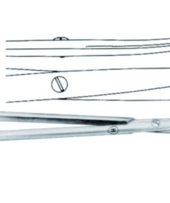 Dissecting Scissor 145 mm, angled sharp/sharp, Metzenbaum fino