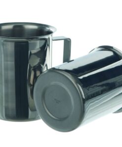 BOCHEM Beaker 500 ml, 18/10 Steel with Rim, Spout, and Handle