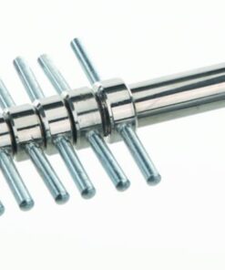 BOCHEM Cork Borer Set of 18 pcs. with Ejector, 5-26.25mm� Brass Nickel Plated