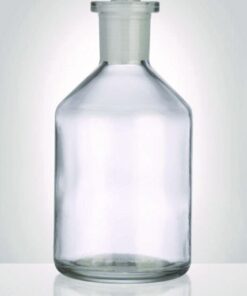 Bohemia Bottle with Sloping Shoulder 100 ml, Narrow Neck, Clear Glass