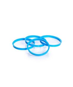 DWK Duran YOUTILITY GL 45 Pouring Ring, Polypropylene, Cyan, Laboratory Glass Bottles