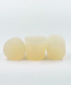 Deutsch & Neumann Silicone Plug 26 x 32 x 30 mm with 2 Holes� 7 mm according to DIN 12871 (VMQ) Transparent