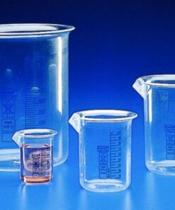 Kartell Beaker 5000mL PMP (TPX) Blue Graduation Low Form Autoclavable