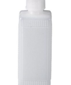 B��rkle Narrow Neck-Square Bottle 100 ml HDPE, Rectangular Plan with Lid