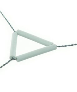 BOCHEM Wire Triangle 50 mm 18/10 Steel with Clay Tubes