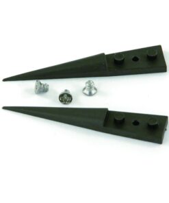 Replacement kit cons. of: 2 carbon fiber tips, wide flat duckbill, 40mm, 3 screws, ESD safe