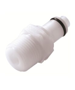 Colder 1/4" PTFE Valved Panel Mount Acetal Coupling Insert
